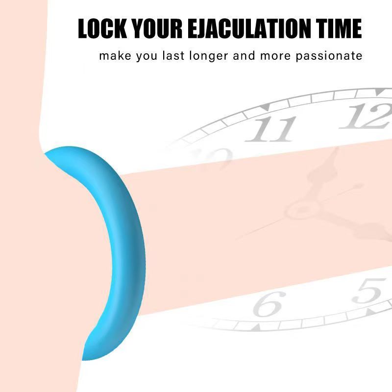 Inel Penis Slim Aquatic Ring, Silicon, Albastru, Mokko Toys, Simply Fun, #4, Erotic24.ro