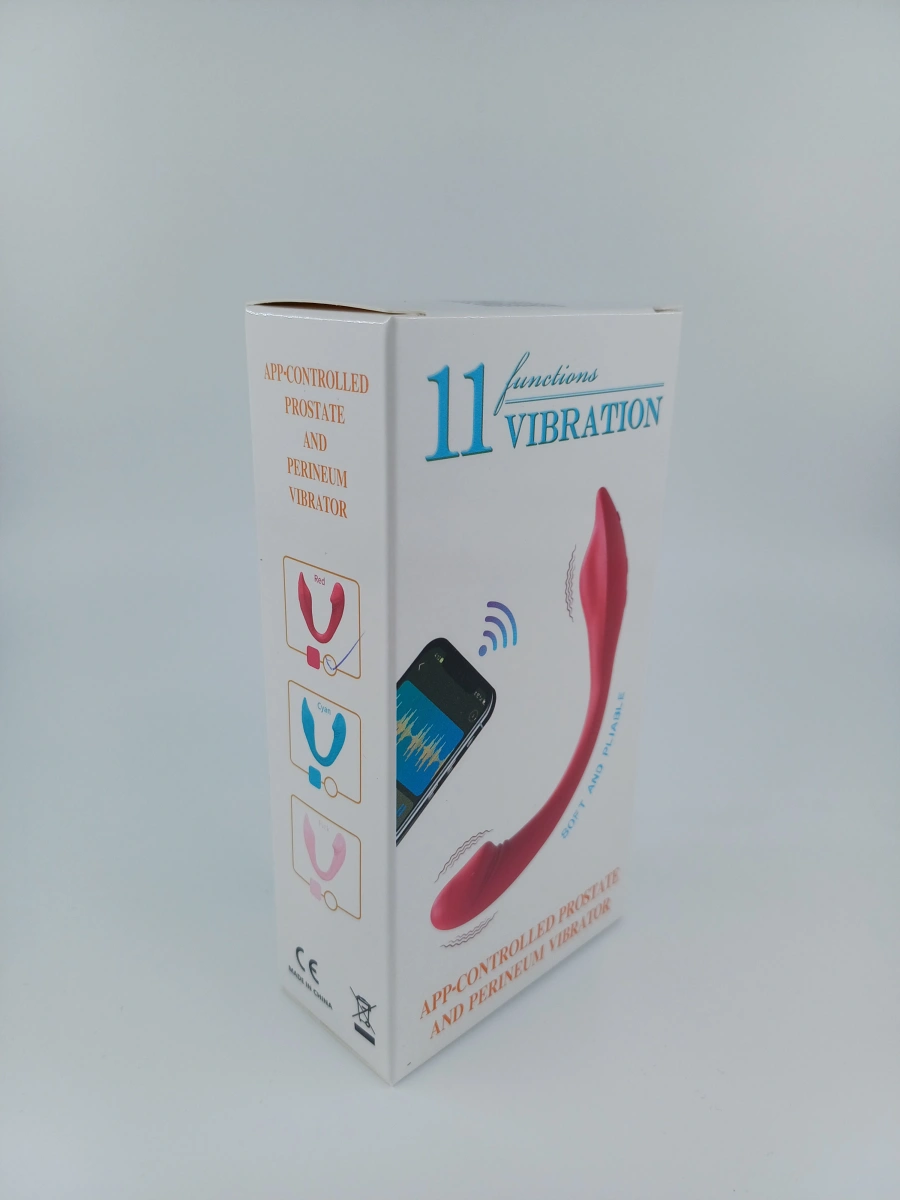 Stimulator Flexi, Bluetooth Control, Free App, Silicon, USB, Rosu, 20 cm, Nr. 2, Erotic24.ro