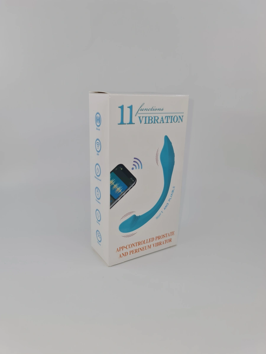 Stimulator Flexi, Bluetooth Control, Free App, Silicon, USB, Albastru, 20 cm, #2, Erotic24.ro