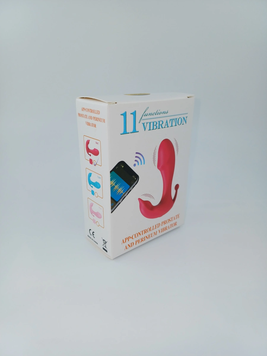 Stimulator Mateo, Bluetooth Control, Free App, Silicon, USB, Rosu, 10.5 cm, #2, Erotic24.ro