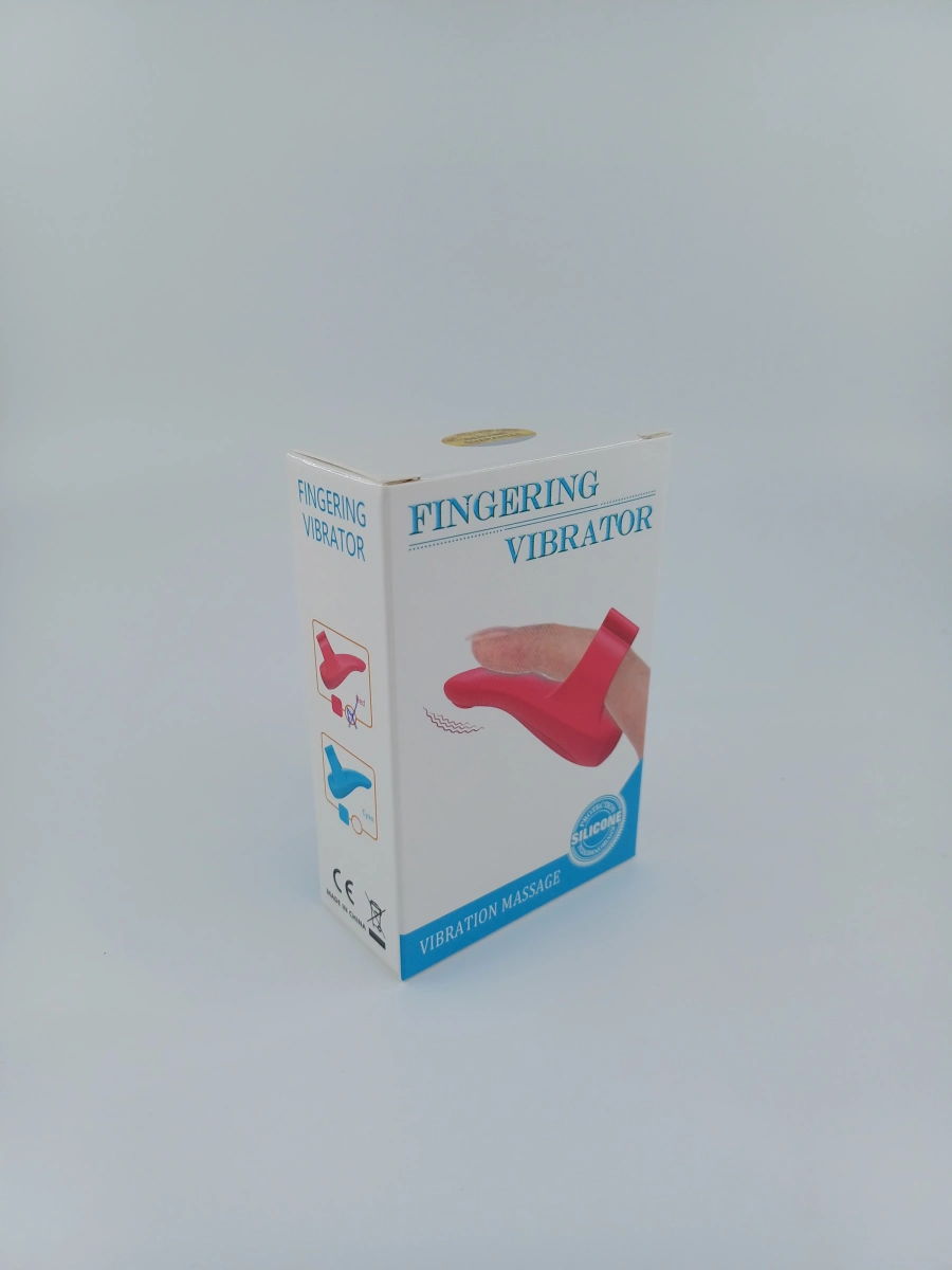 Vibrator Deget Fingering Play, Silicon, Rosu, 7 cm, #4, Erotic24.ro