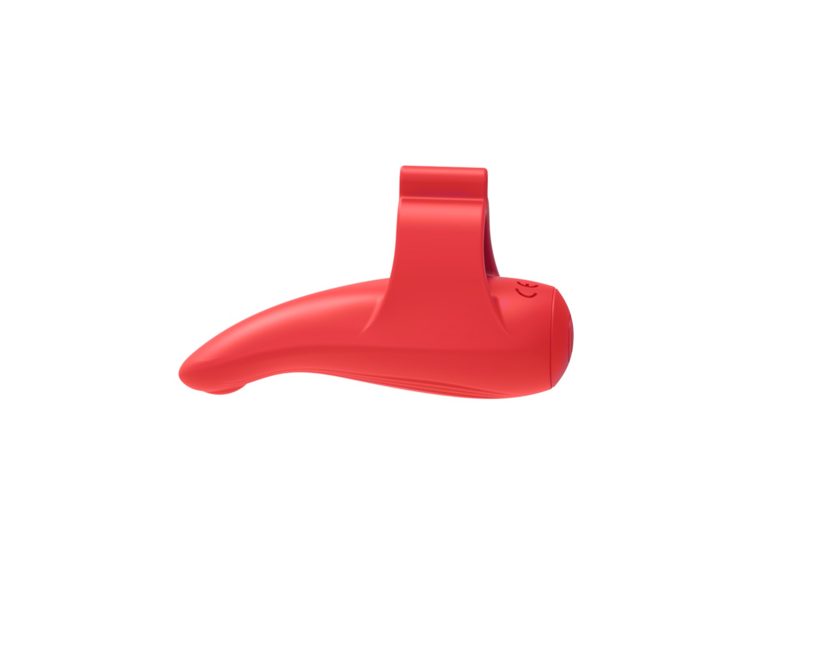 Vibrator Deget Fingering Play, Silicon, Rosu, 7 cm, #2, Erotic24.ro