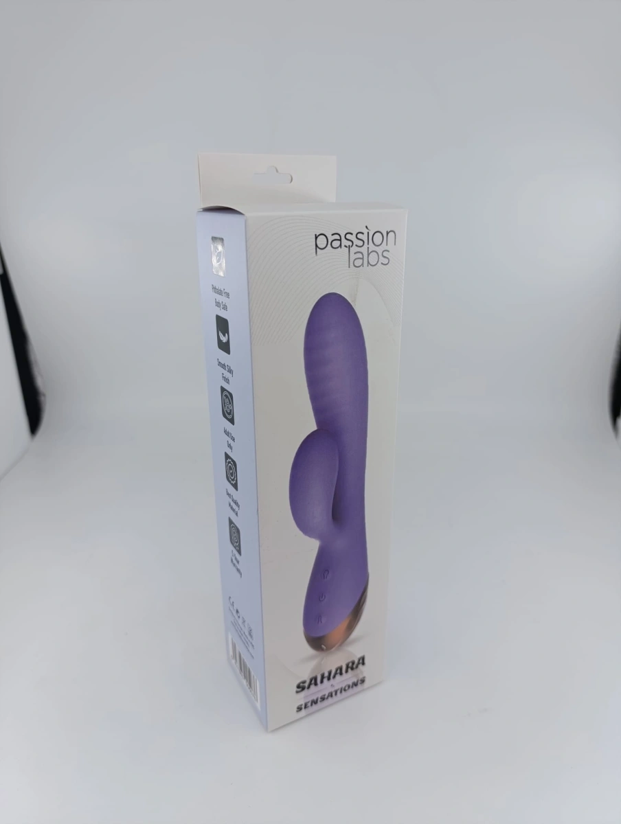 Vibrator Iepuras Inflatable Sahara, 10 Moduri Vibratii, Silicon, USB Magnetic, Mov, 19.5 cm, Passion Labs, Sensations, #3, Erotic24.ro
