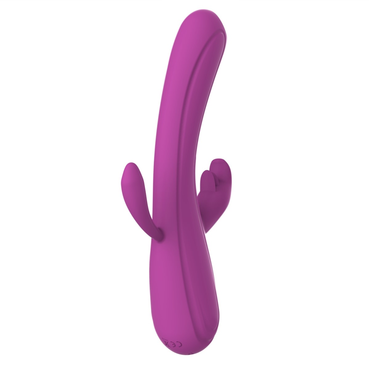 Vibrator Iepuras Leila, Vibrating&Licking, Silicon, USB, Mov, 22 cm, Mokko Toys, Good Vibes, #3, Erotic24.ro