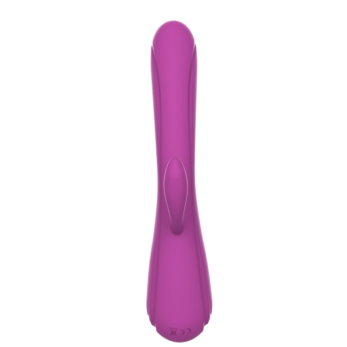 Vibrator Iepuras Leila, Vibrating&Licking, Silicon, USB, Mov, 22 cm, Mokko Toys, Good Vibes, #8, Erotic24.ro
