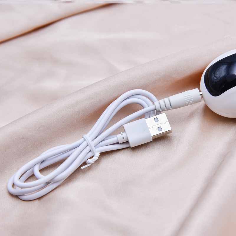 Vibrator Masaj Strong, 10 Moduri Vibratii si 7 Intensitati, Ecran LCD, TPE, Alb, 33 cm, Mokko Toys, #4, Erotic24.ro