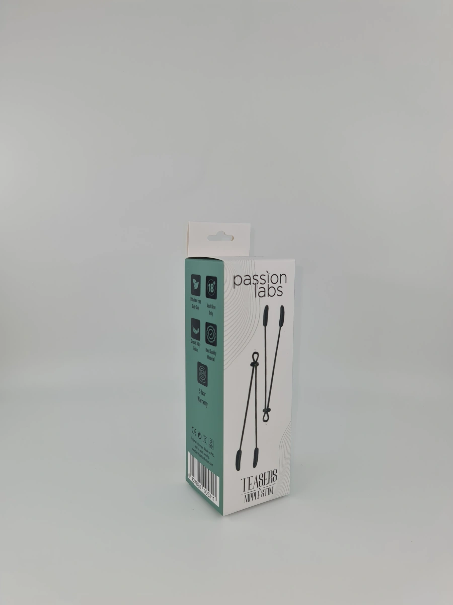 Clame pentru Sfarcuri, Metal, Negru, Passion Labs, Nipple Stim, #2, Erotic24.ro