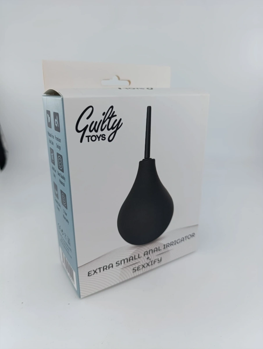 Anal Irrigator Extra Small Negru 89 ml Guilty Toys, Nr. 4, Erotic24.ro
