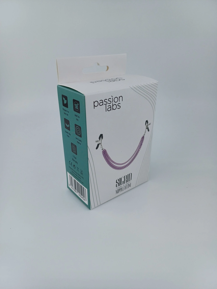 Clame Sfarcuri Sigrid cu Lanturi Roz Passion Labs, #3, Erotic24.ro