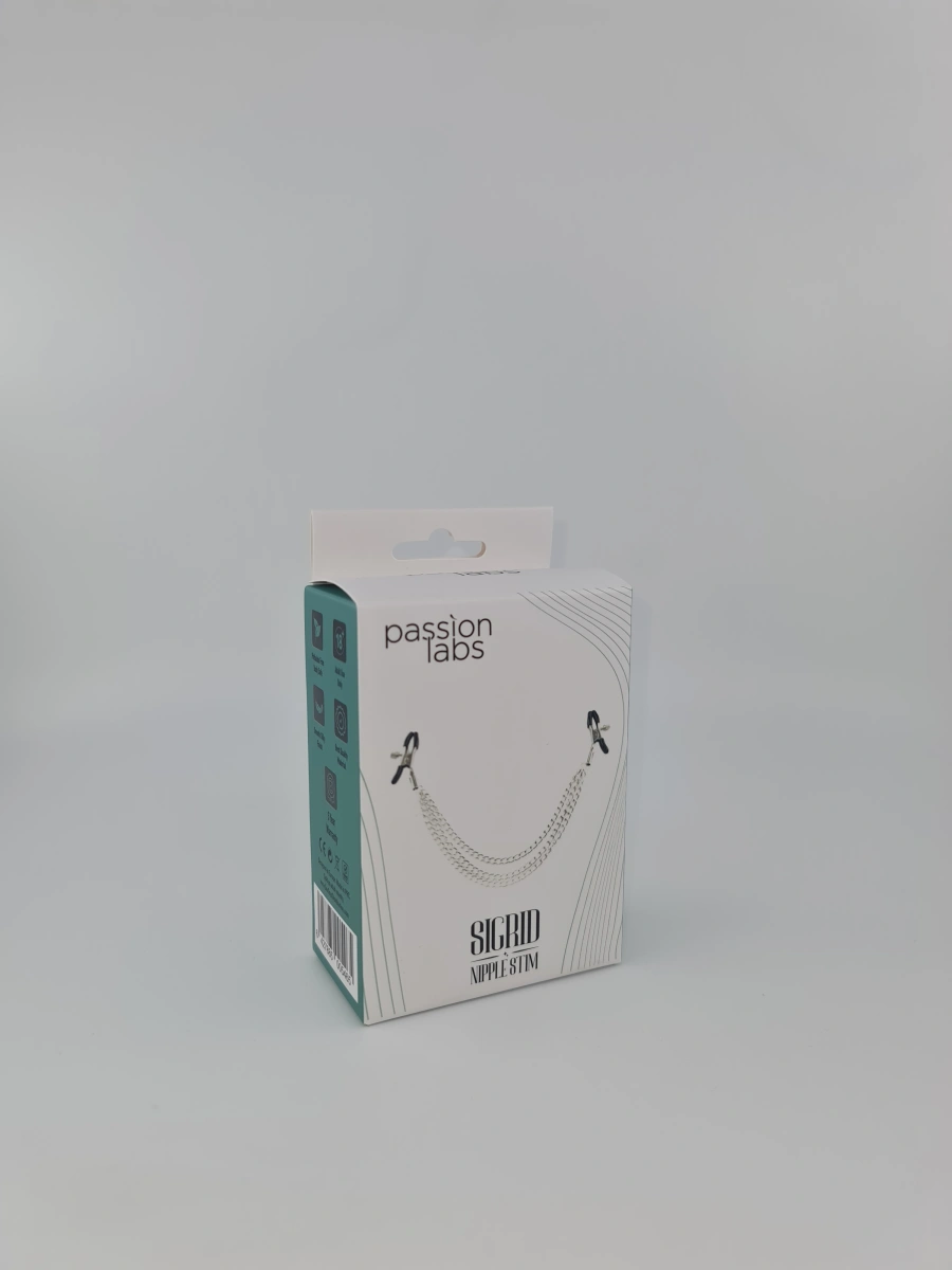 Clame Sfarcuri Sigrid cu Lanturi Argintii Mokko Toys, #3, Erotic24.ro