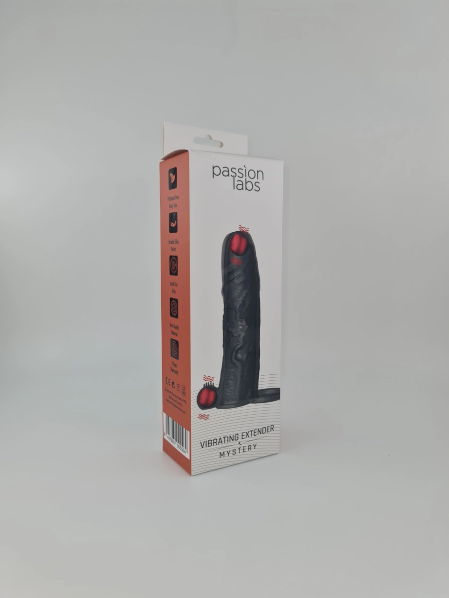 Prelungitor Penis cu 2 Bile Vibratoare, 10 Moduri Vibratii, USB, 14.5 cm, Passion Labs, #6, Erotic24.ro