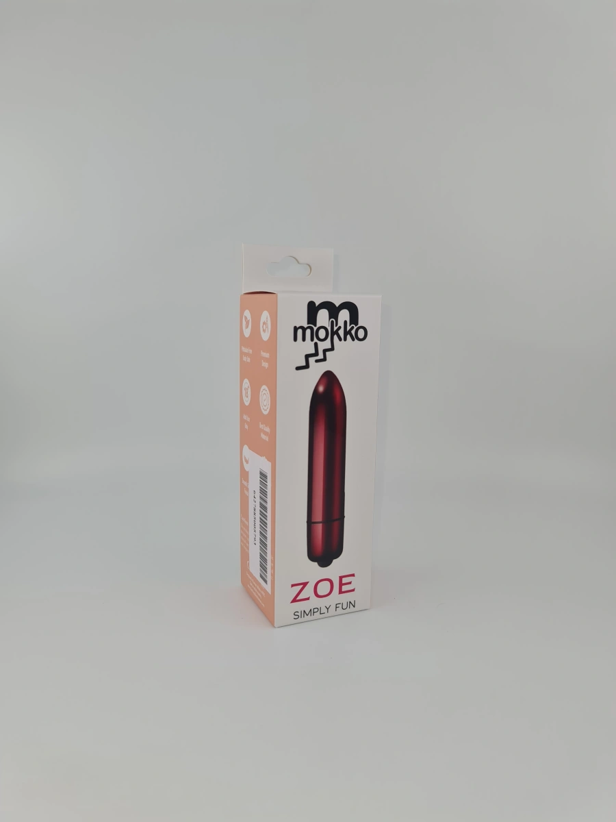 Vibrator Glont Zoe, 10 Moduri Vibratii, Negru, 9 cm, Mokko Toys, Nr. 3, Erotic24.ro