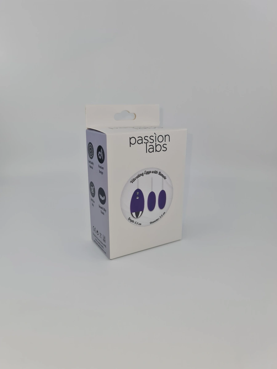 2 Oua Vibratoare cu Telecomanda 20 Moduri Vibratii Mov Passion Labs, Nr. 3, Erotic24.ro