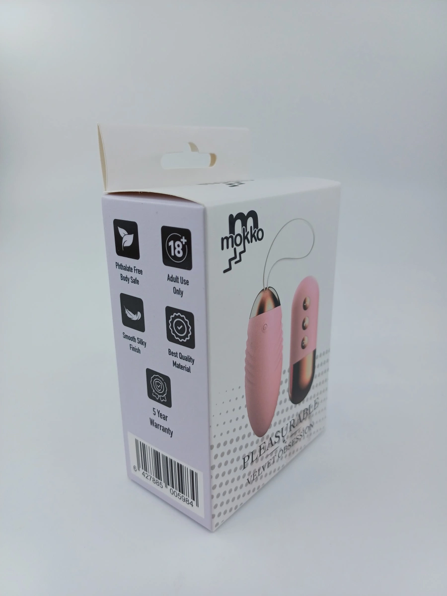 Ou Vibrator Pleasurable Remote Control, 10 Moduri Vibratii, Functie Incalzire, Silicon, Roz, USB, Mokko Toys, #2, Erotic24.ro