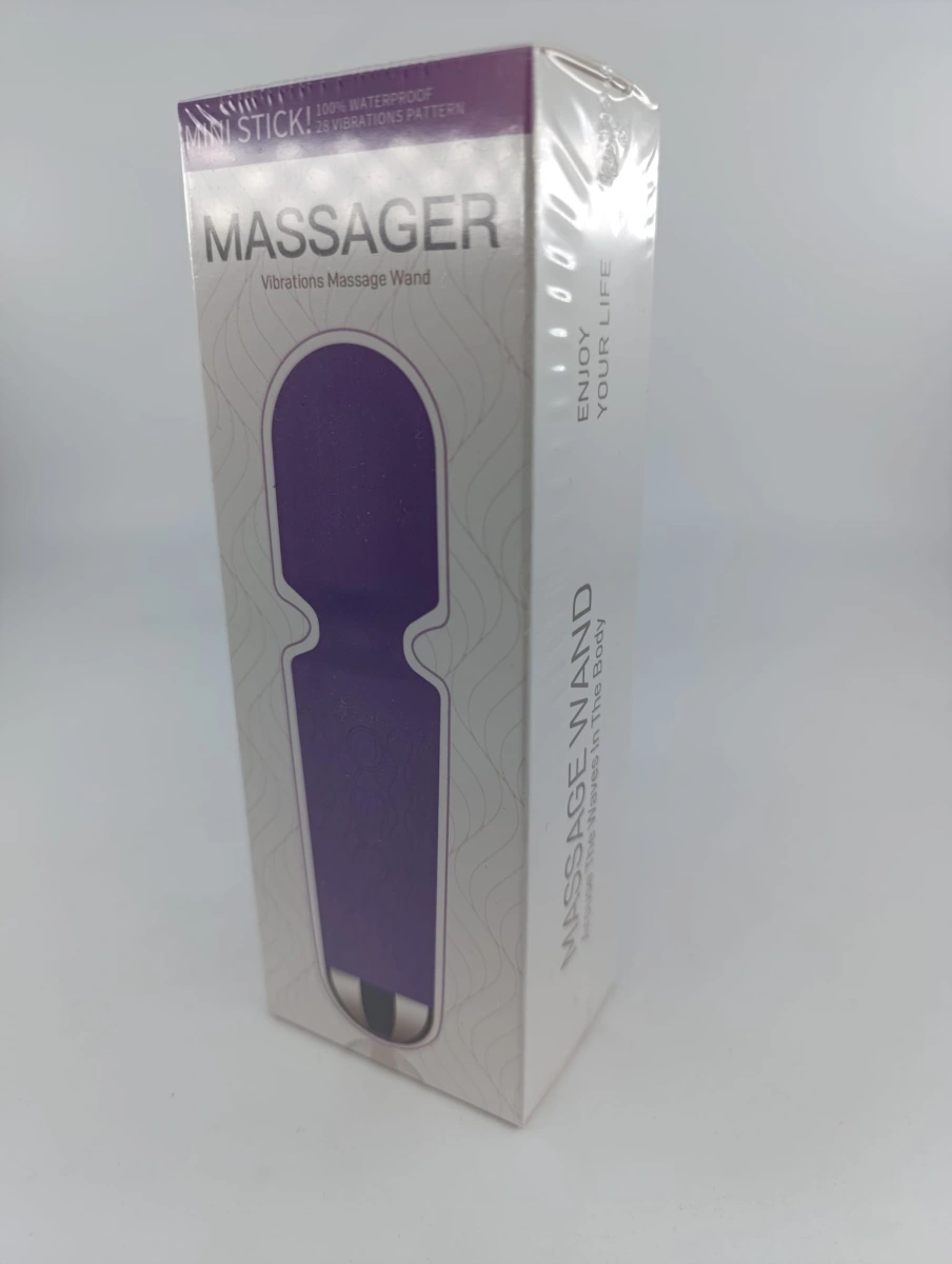 Vibrator Masaj Luna Small 20 Moduri Vibratii+8 Intensitati de Viteza, USB, Silicon, Mov, 15 cm, Nr. 2, Erotic24.ro