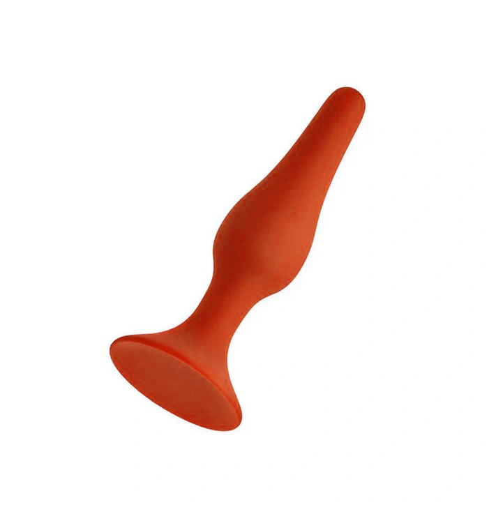 Dop Anal Vivian Medium, Silicon, Rosu, 11 cm, Guilty Toys, Sexxify