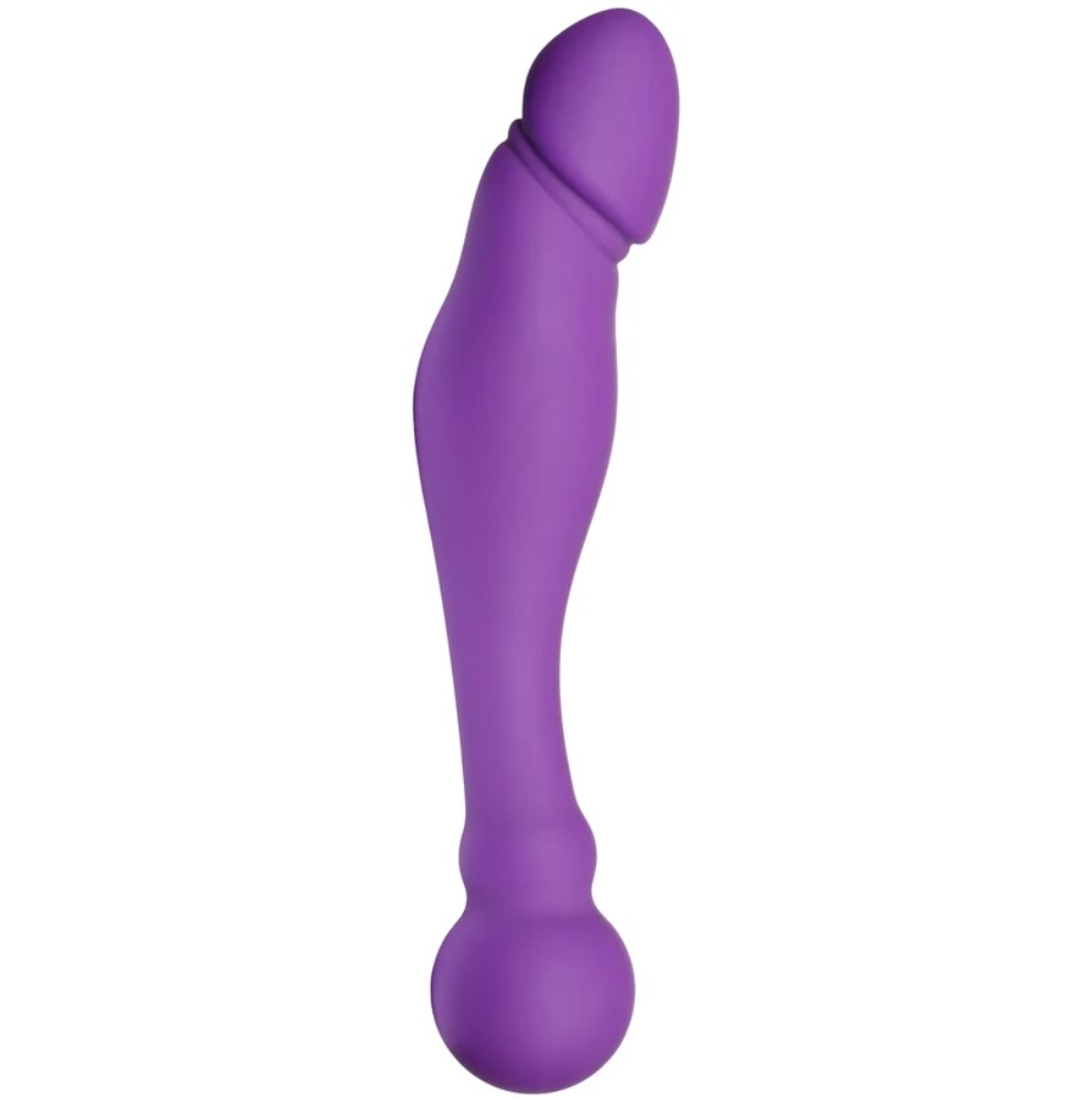 Dildo Dublu Finn, Silicon, Mov, 18 cm, Passion Labs, Sensations