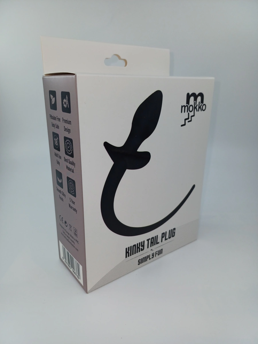 Dop Anal cu Codita Kinky Tail Plug, Silicon, Negru, Mokko Toys, Simply Fun, #4, Erotic24.ro