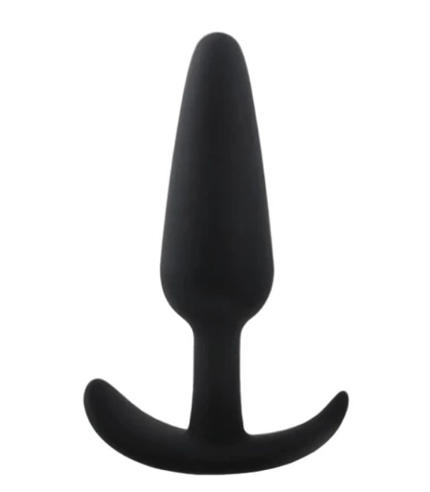 Dop Anal Thiago Buttplug Small, Silicon, Negru, 8.4 cm, Mokko Toys, Good Vibes