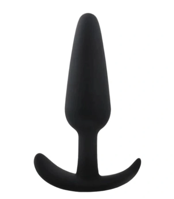 Dop Anal Thiago Buttplug Medium, Silicon, Negru, 10 cm, Mokko Toys, Good Vibes