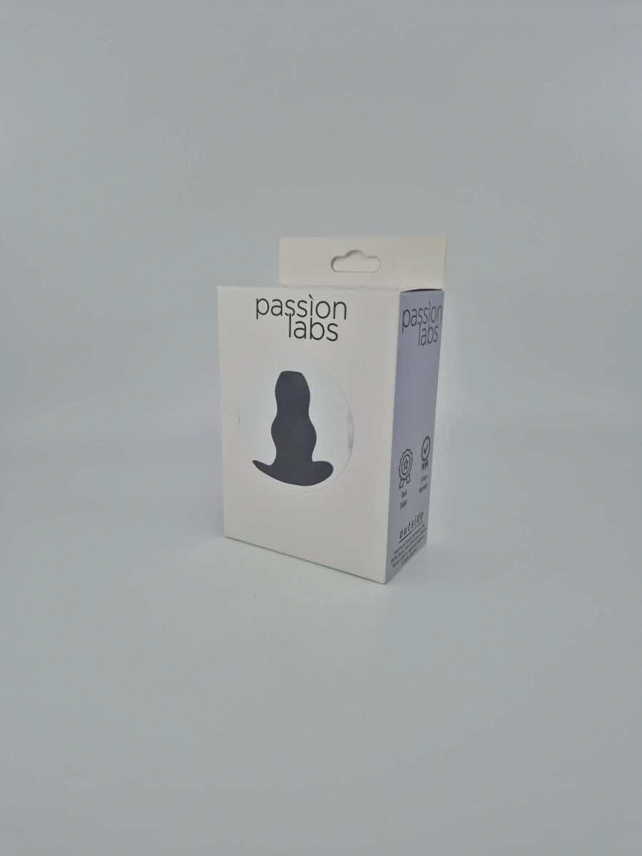 Dop Anal Dilatator, Silicon, Negru, 7.5 cm, Passion Labs, #4, Erotic24.ro