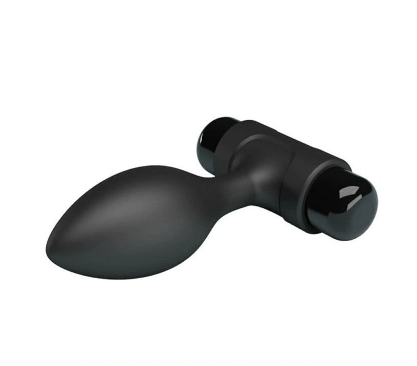 Vibrator Vibe Anal Plug, 10 Moduri Vibratii, Silicon, Negru, 8.1 cm, Guilty Toys, #2, Erotic24.ro