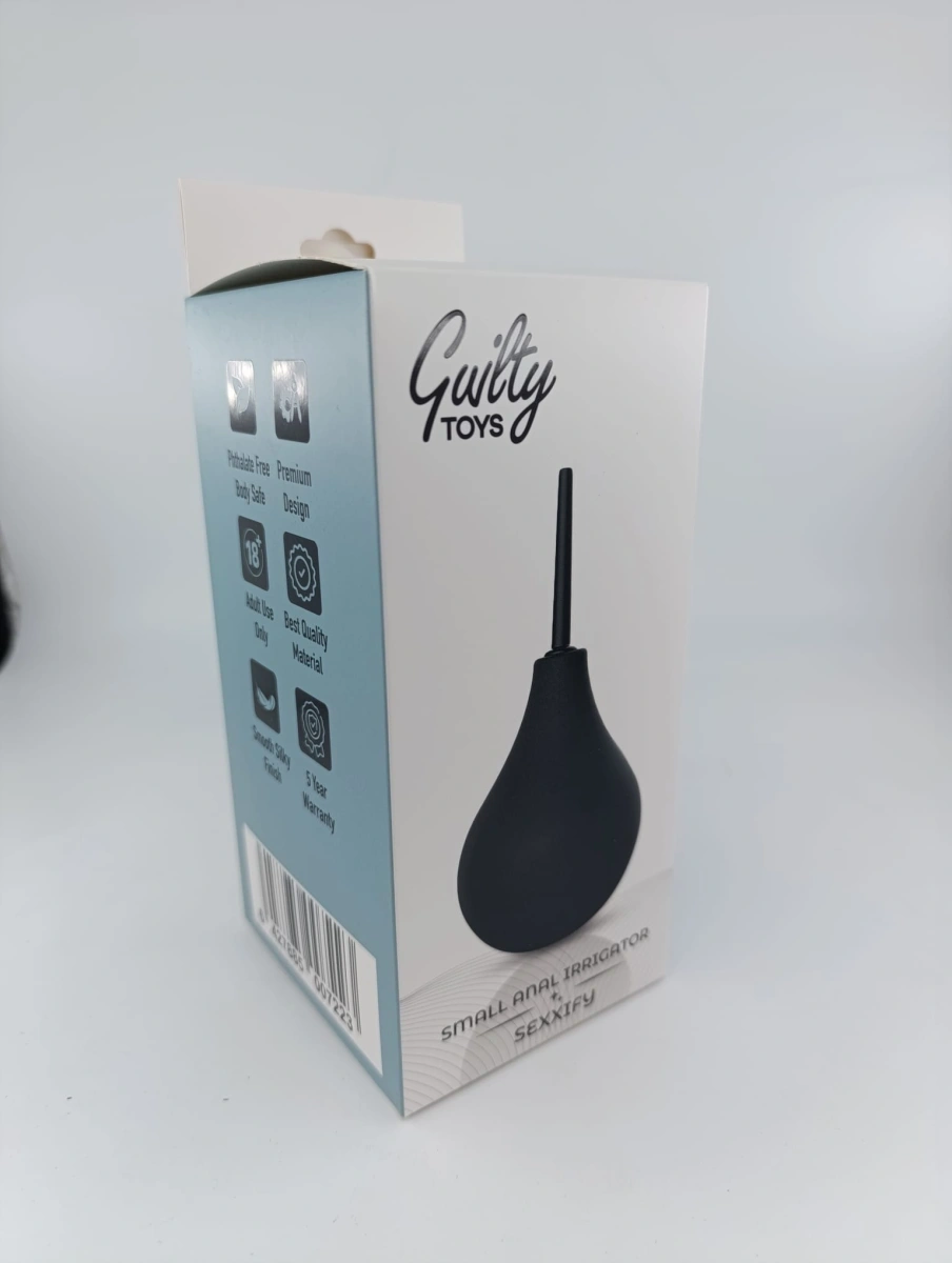 Anal Irrigator Small Negru 160 ml Guilty Toys, Nr. 4, Erotic24.ro