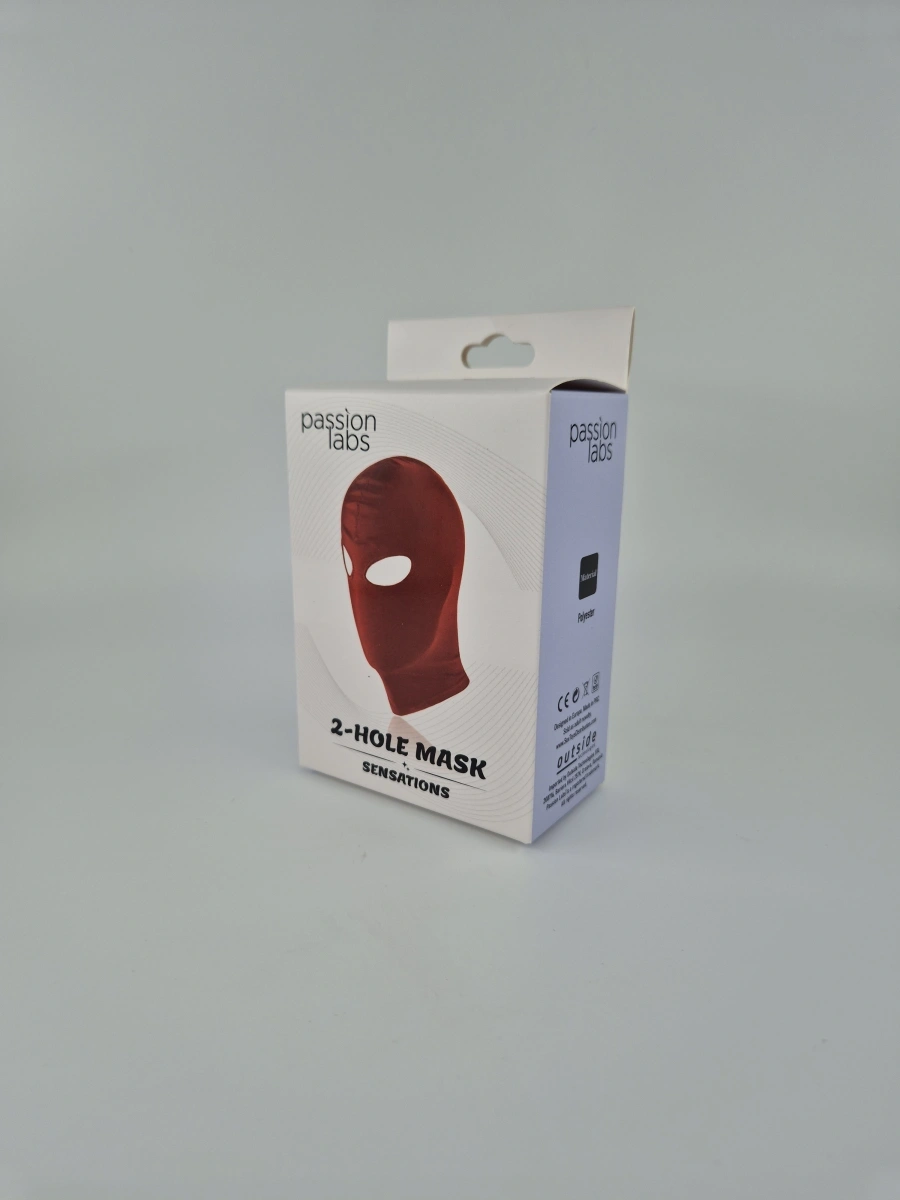 Masca 2-Hole, Rosu, Passion Labs, Nr. 2, Erotic24.ro