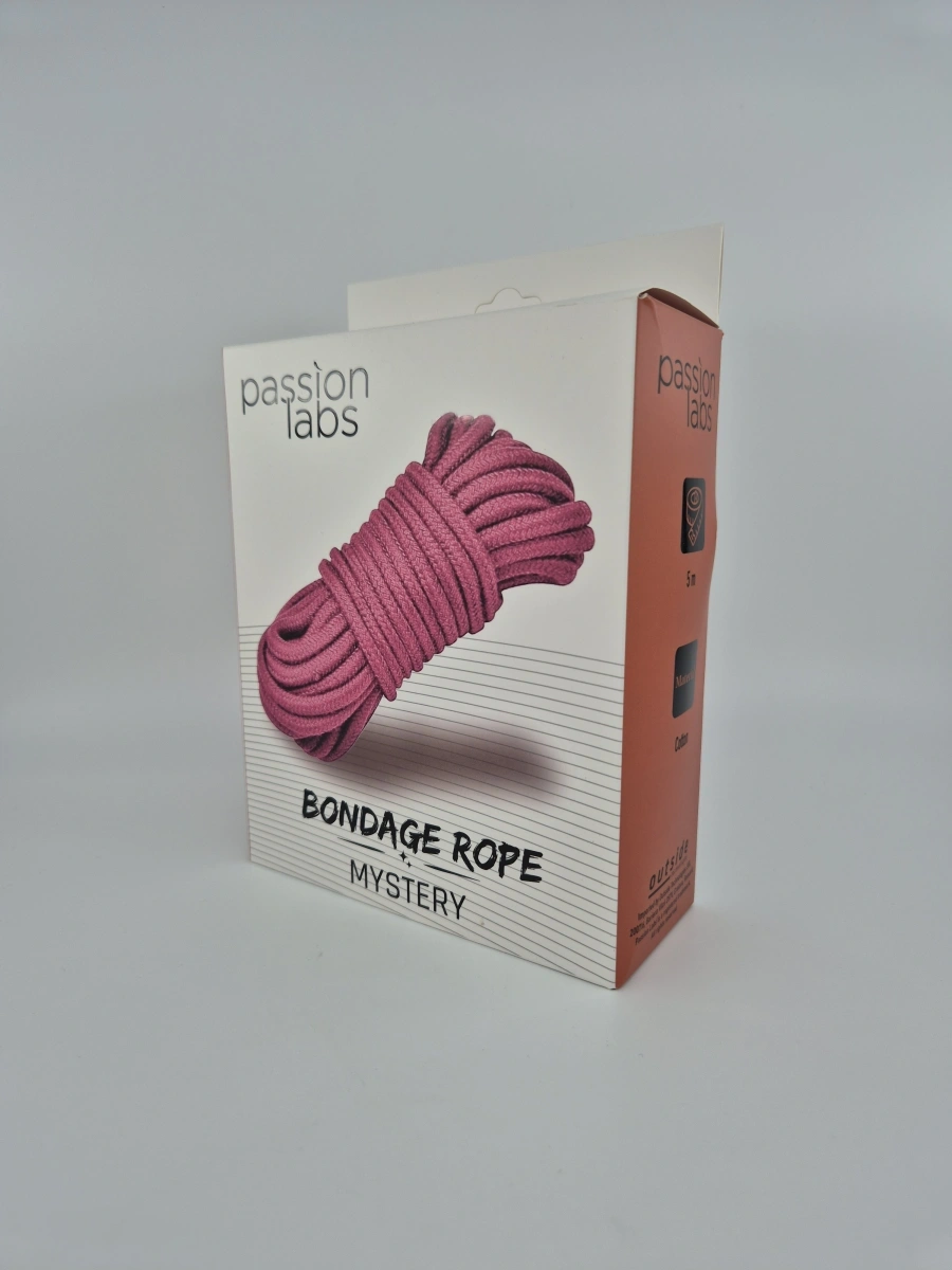 Sfoara Bondage Rope, Roz, 5 m, Passion Labs, #2, Erotic24.ro