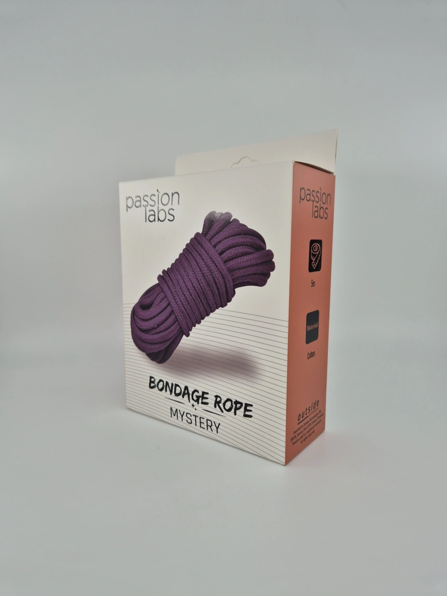 Sfoara Bondage Rope 5 m, Mov, Passion Labs, #2, Erotic24.ro