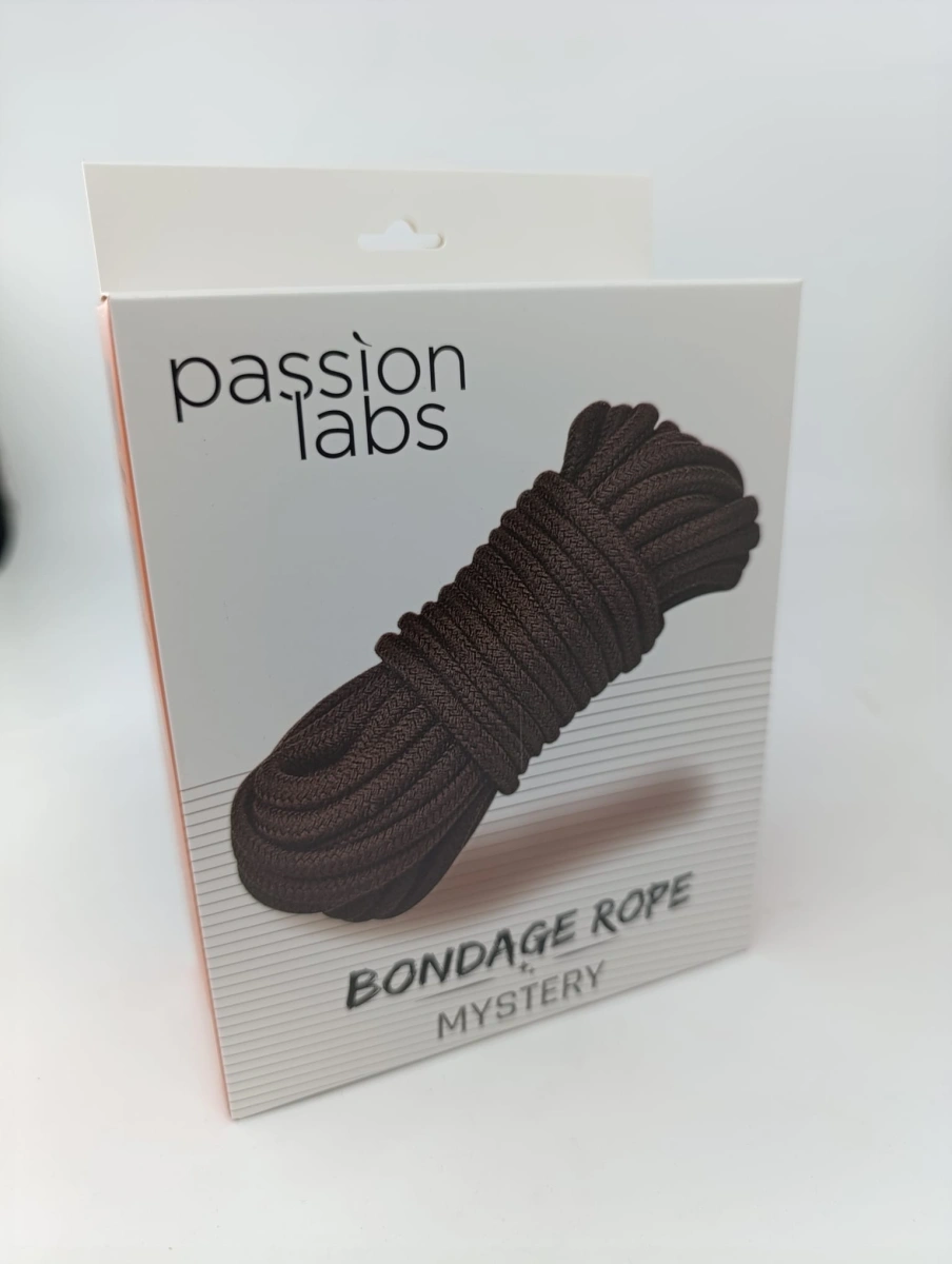 Sfoara Bondage Rope 10 m, Negru, Passion Labs, #3, Erotic24.ro