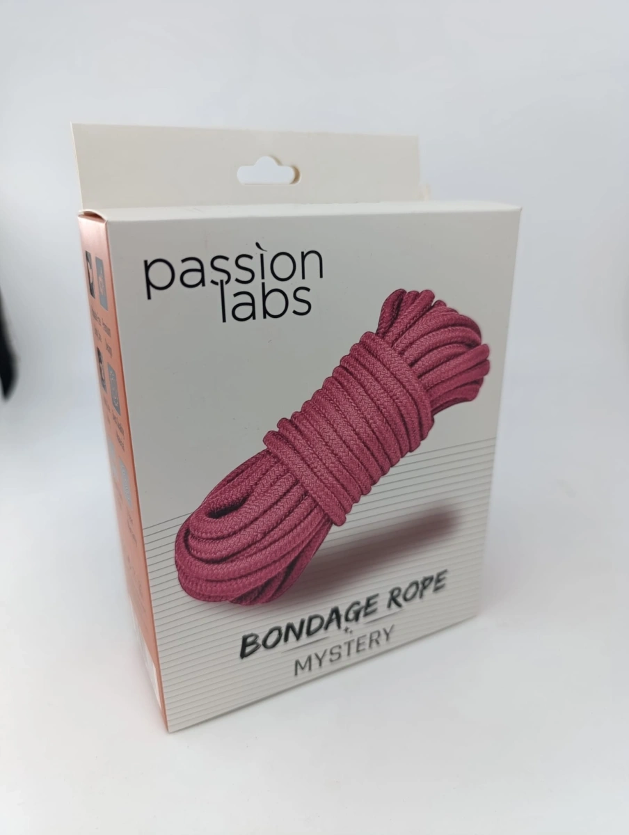 Sfoara Bondage Rope 10 m, Roz, Passion Labs, Nr. 2, Erotic24.ro