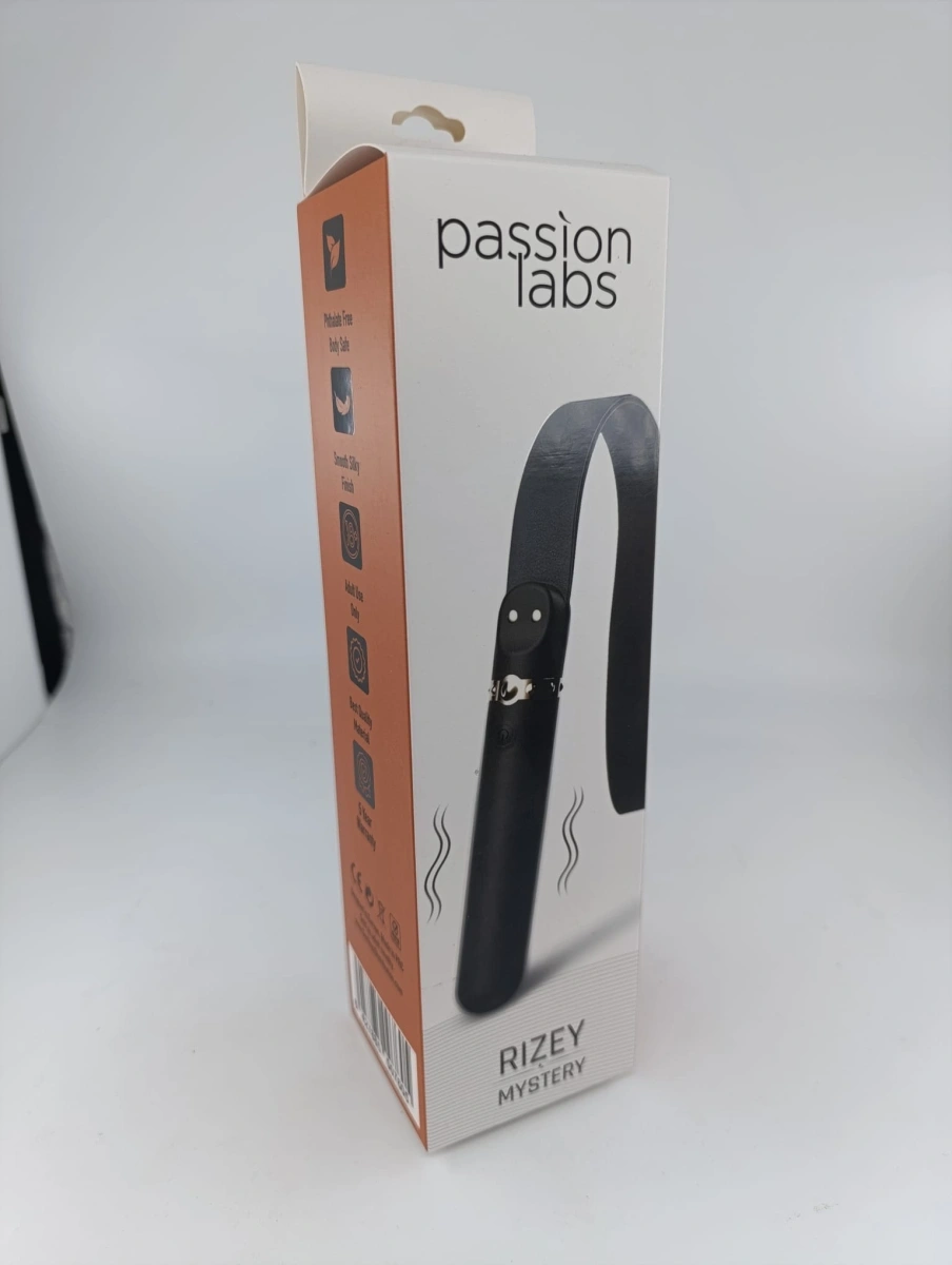 Vibrator&Cravasa Rizey 9 Moduri Vibratii Silicon Negru USB Passion Labs, #10, Erotic24.ro