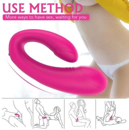 Vibrator Cuplu Ethos, 9 Moduri Vibratii, Remote Control, Silicon, USB Magnetic, Roz, Mokko Toys, Velvet Obsession, #5, Erotic24.ro