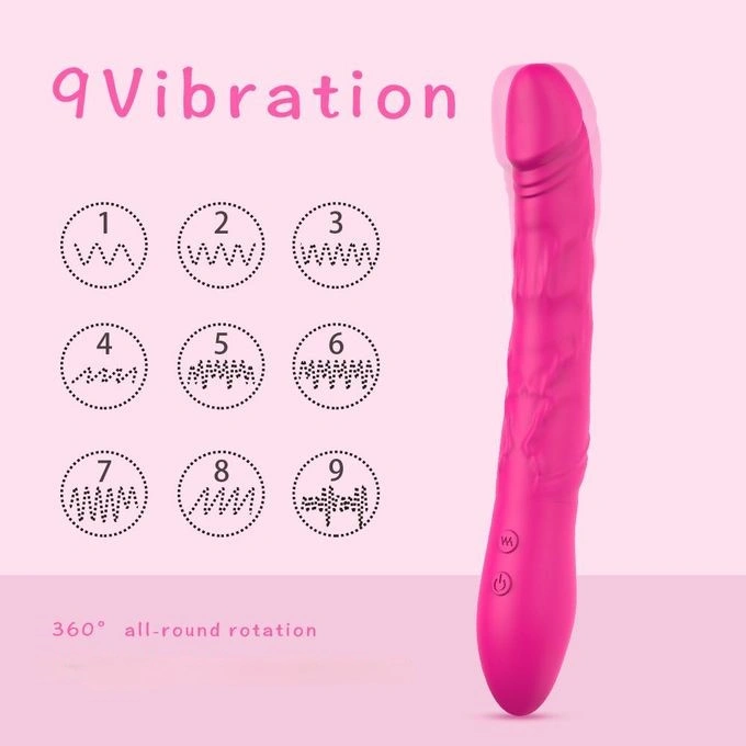 Vibrator Eden Rotating Vibrator, 9 Moduri Vibratii & 9 Moduri Rotatii, Silicon, USB, Roz, 22.7 cm, Mokko Toys, Velvet Obsession, #3, Erotic24.ro