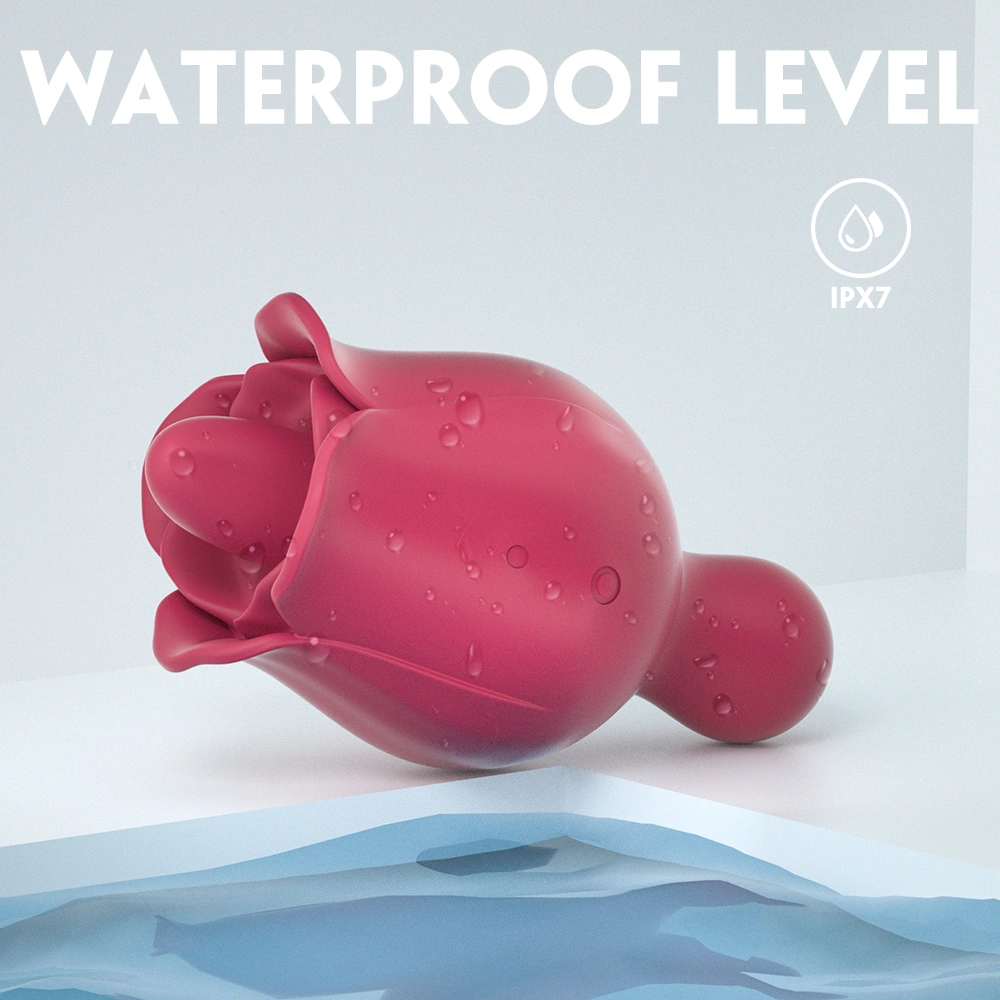 Vibrator Bloom,18 Moduri Stimulatoare, Silicon, USB, Rosu, 10.9 cm, Passion Labs, #5, Erotic24.ro