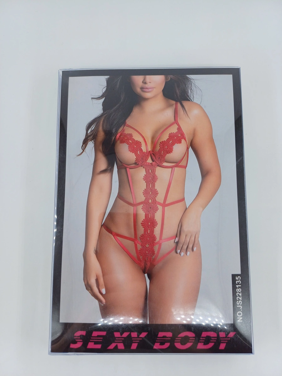 Body Floral Dream, Negru, L/XL, #3, Erotic24.ro