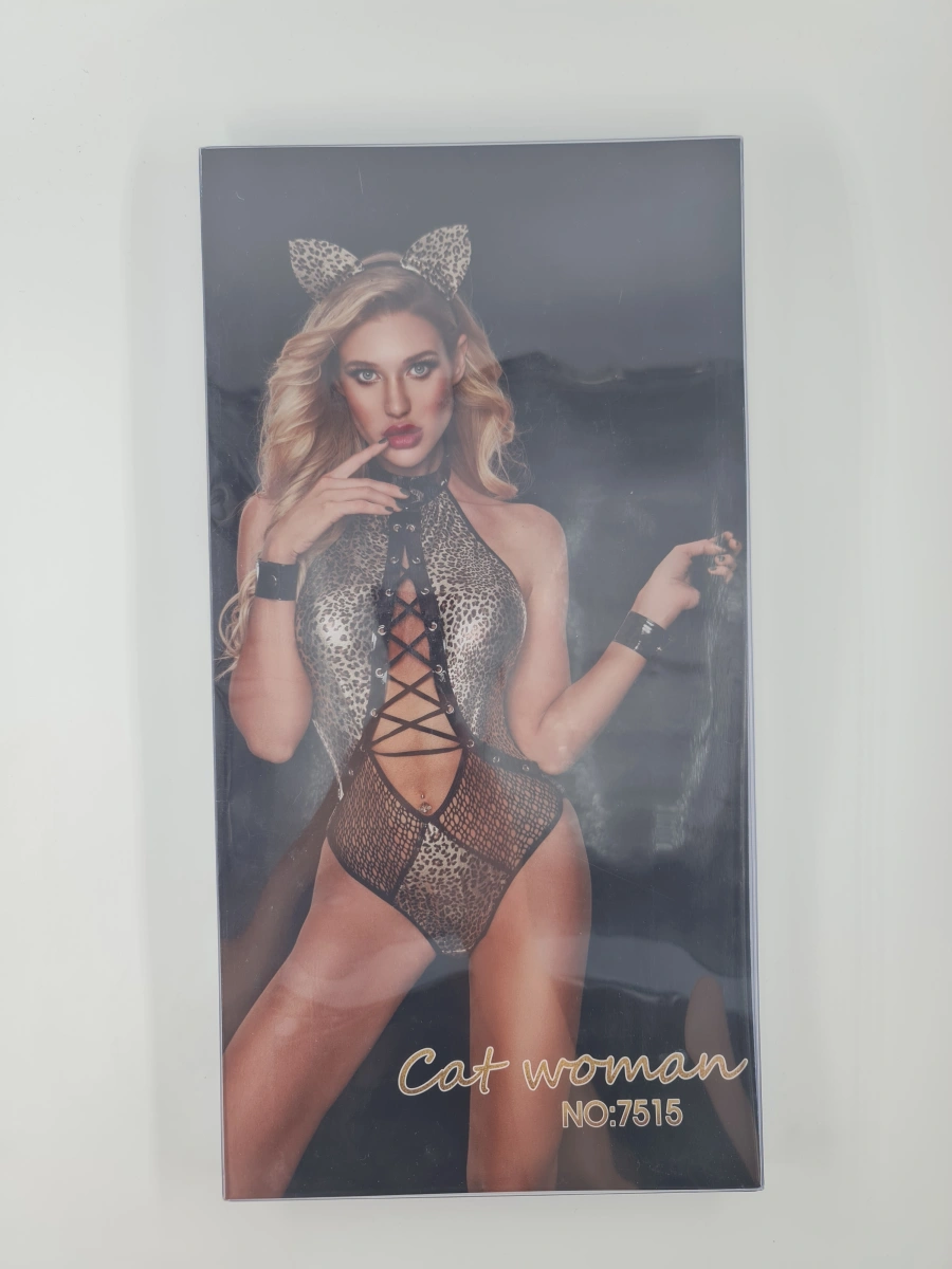 Costum Sexy Cat Woman Animal Print S/M, #4, Erotic24.ro