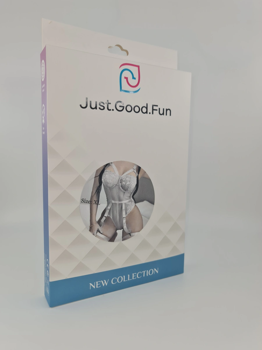 Body Wendy, Alb, XL, JGF Lingerie, #3, Erotic24.ro