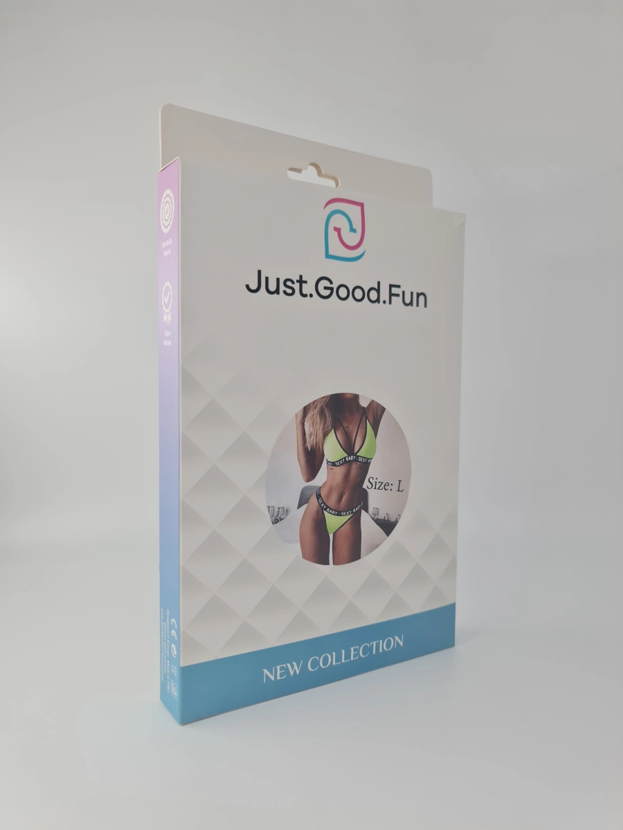 Set Lenjerie 2 Piese Sexy Baby, Verde Neon, L, JGF Lingerie, #2, Erotic24.ro