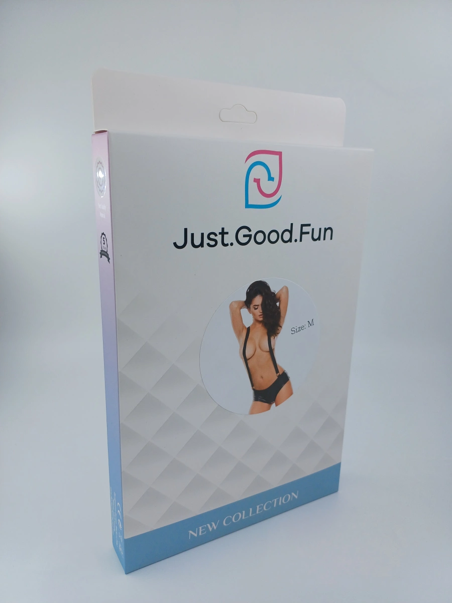 Bikini Sexy cu Bretele, Wetlook, Negru, M, JGF Lingerie, Nr. 4, Erotic24.ro