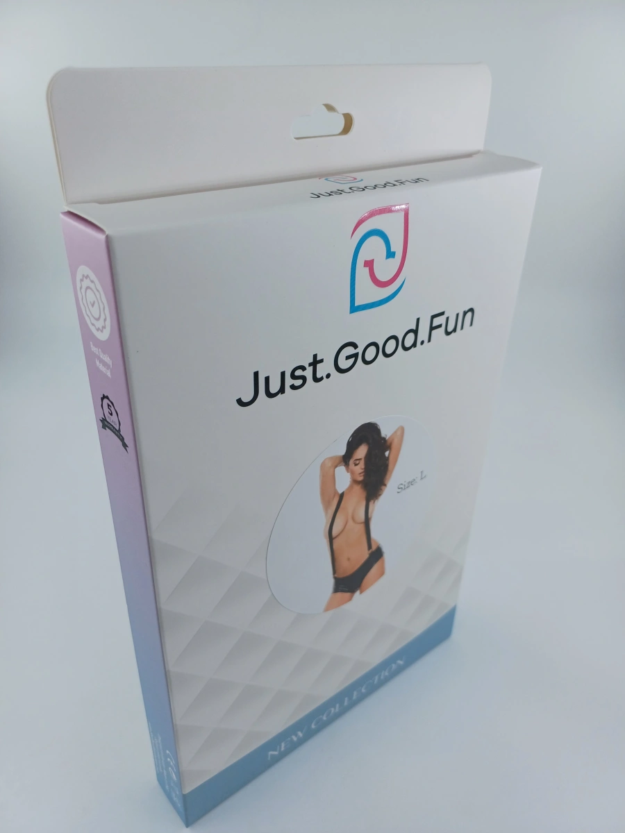 Bikini Sexy cu Bretele, Wetlook, Negru, L, JGF Lingerie, #4, Erotic24.ro