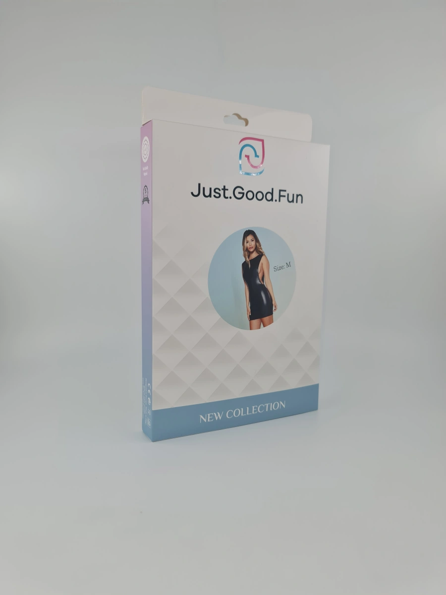 Rochie Mini Fetish, Wetlook, Negru, M, JGF Lingerie, #3, Erotic24.ro