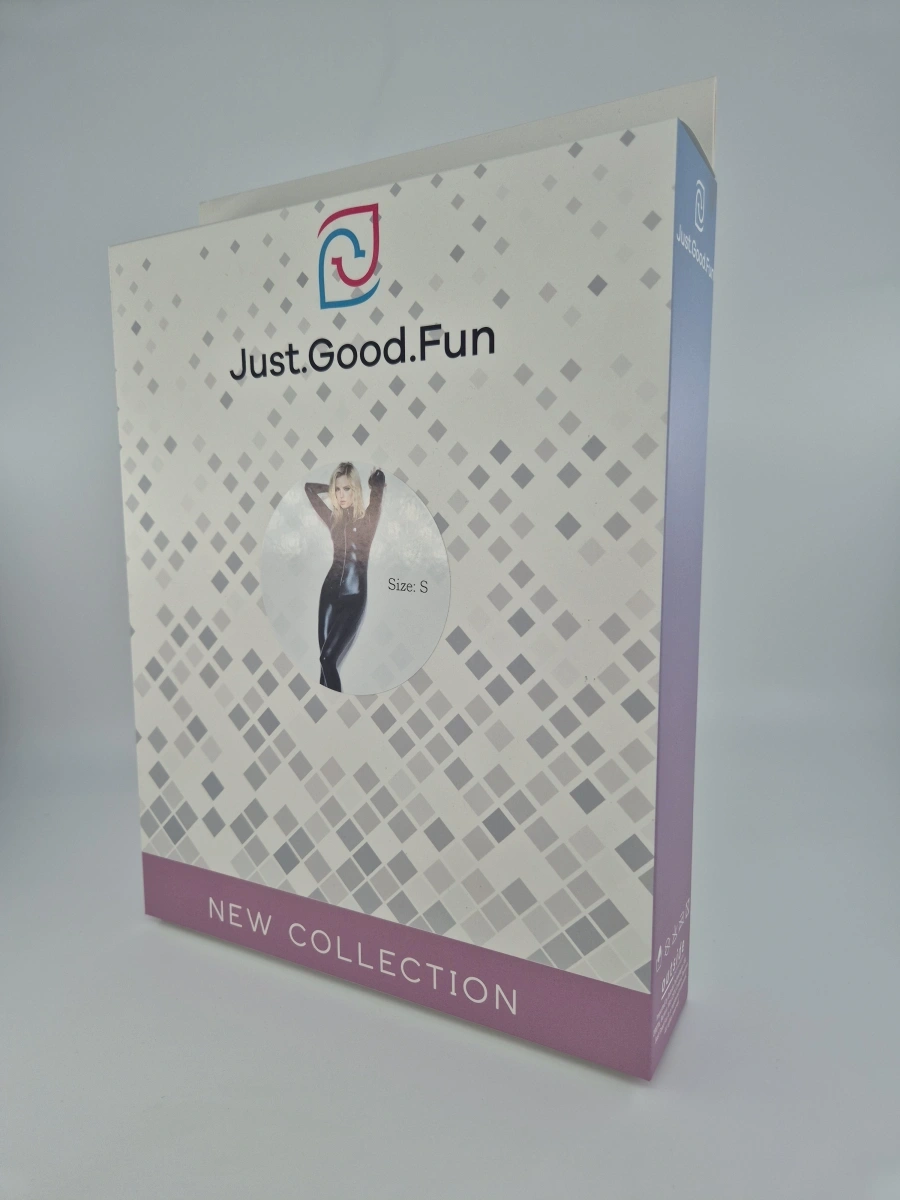 Catsuit Overall Fetish Night, Wetlook, Negru, S, JGF Lingerie, #3, Erotic24.ro