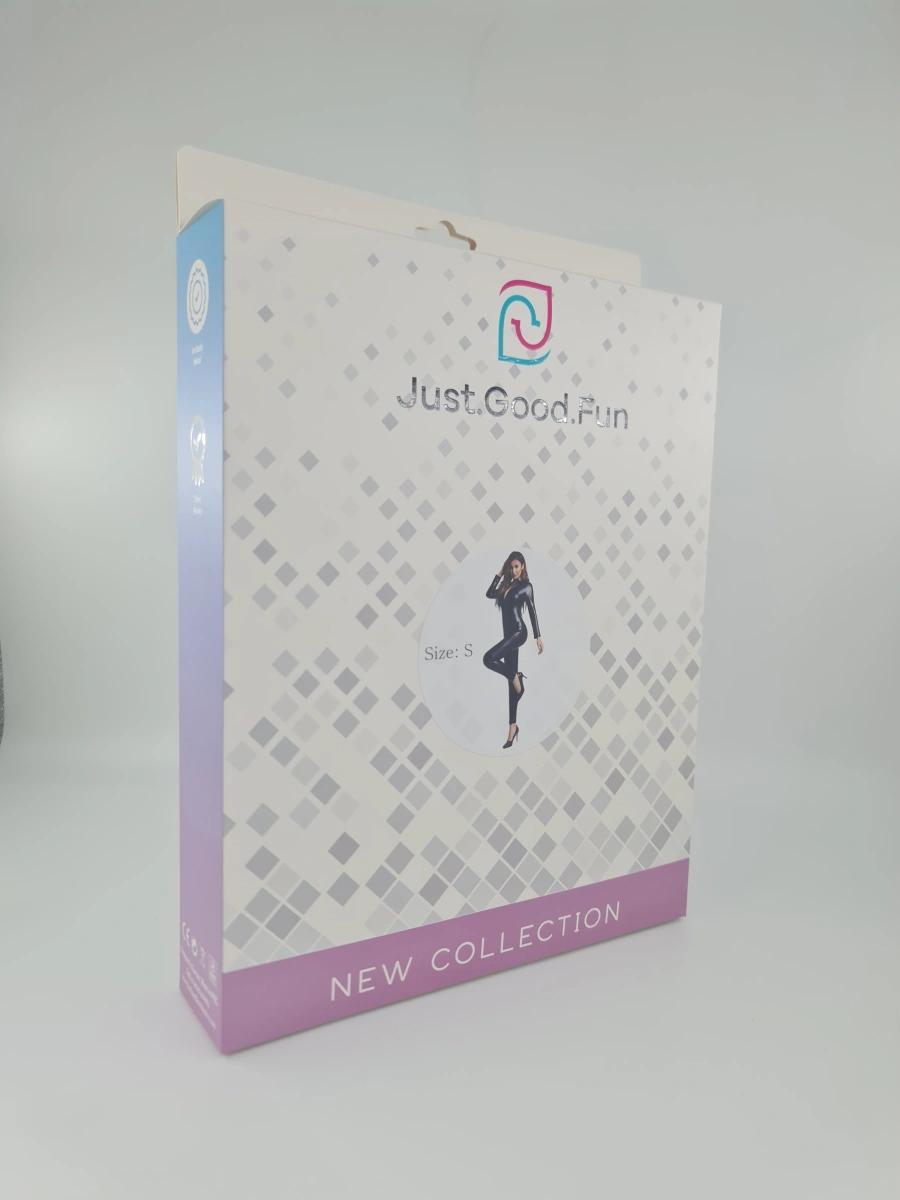 Catsuit Overall Shiny, Wetlook, Negru, S, JGF Lingerie, #4, Erotic24.ro