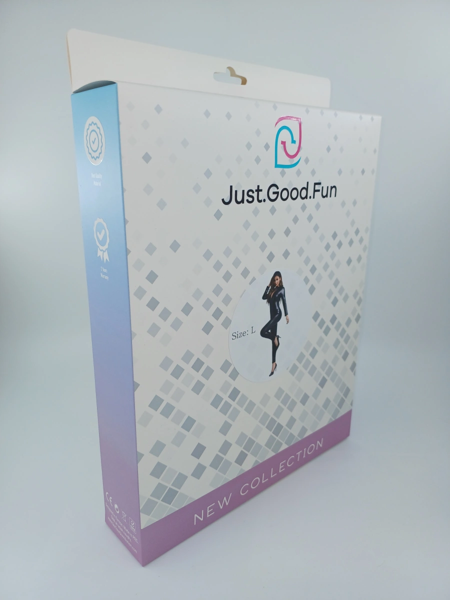 Catsuit Overall Shiny, Wetlook, Negru, L, JGF Lingerie, #4, Erotic24.ro