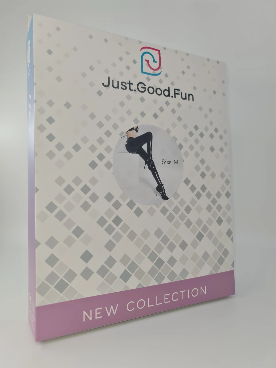 Colanti Sexy Charming, Wetlook, Negru, M, JGF Lingerie, Nr. 5, Erotic24.ro