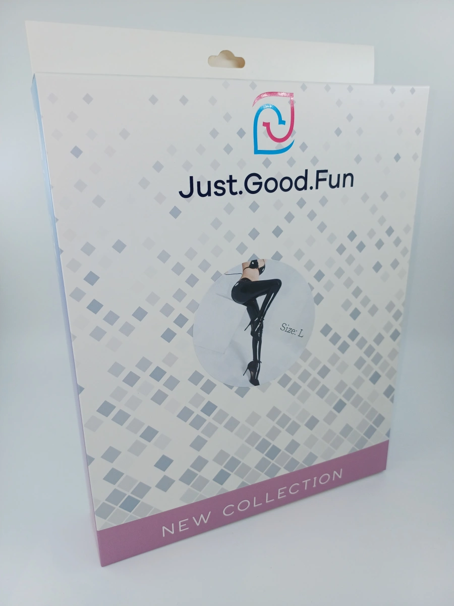 Colanti Sexy Charming, Wetlook, Negru, L, JGF Lingerie, Nr. 5, Erotic24.ro