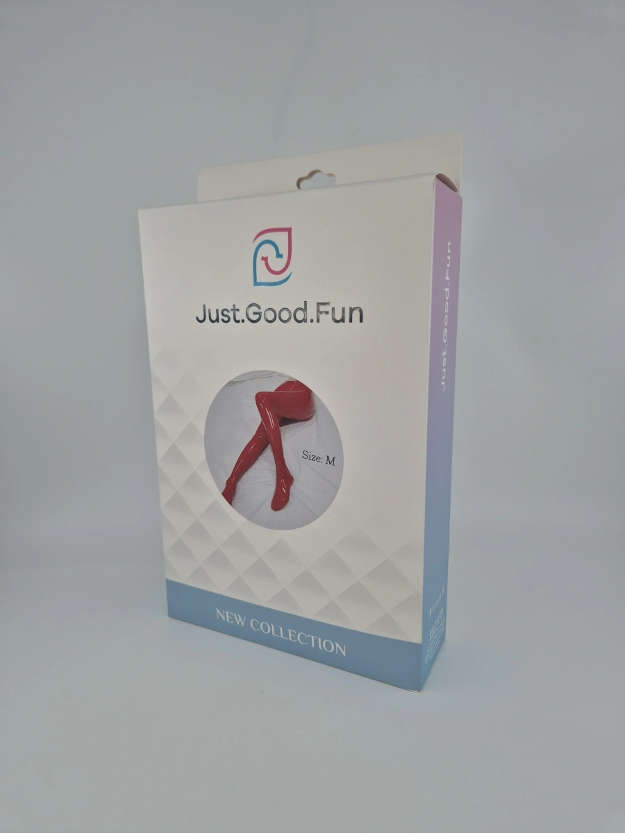 Colanti Sexy Charming, Wetlook, Rosu, M, JGF Lingerie, #4, Erotic24.ro