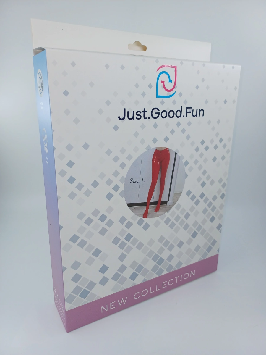 Colanti Sexy Charming, Wetlook, Rosu, L, JGF Lingerie, #4, Erotic24.ro